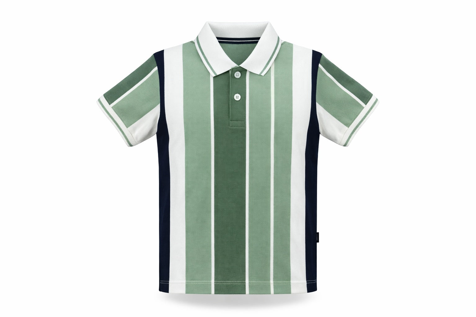 Octave Boys Mint Stripes Printed Cotton Tshirt