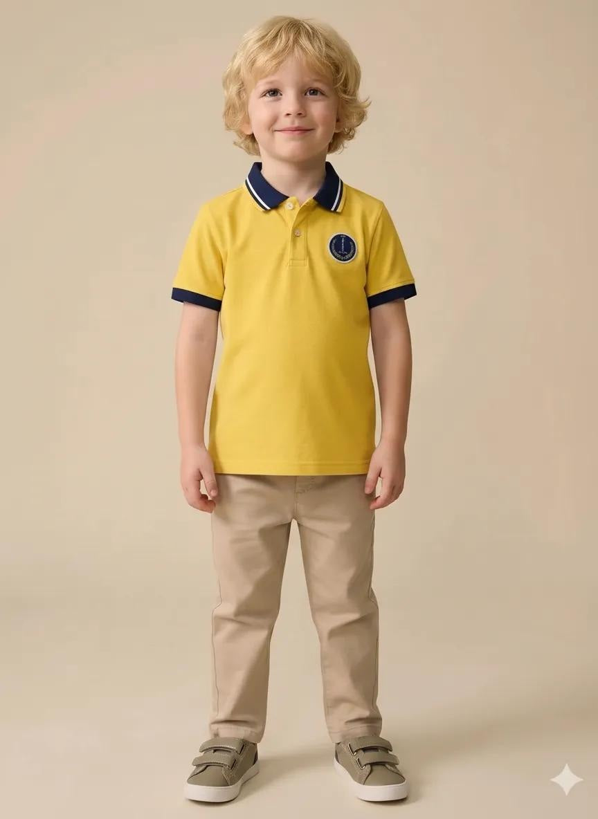 Boys Polo Collar T-shirt