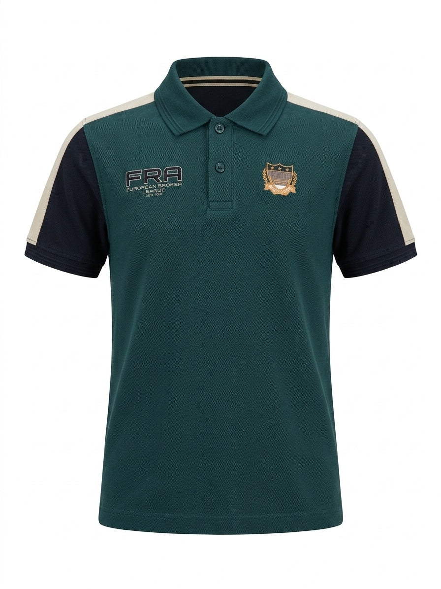Boys Pacific Printed Polo Collar T-shirt