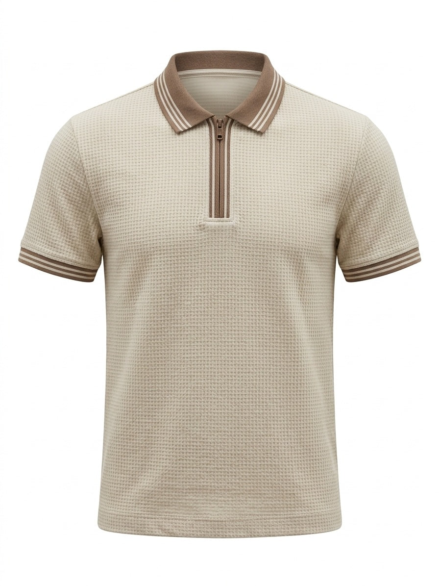 Boys Chalk Polo Collar T-shirt