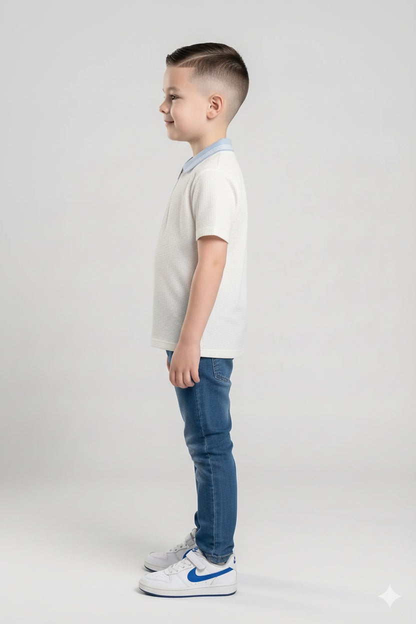 Boys Polo Collar T-shirt