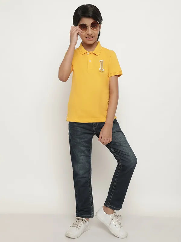 Octave Boys Clean Look Mid Rise Cotton Jeans