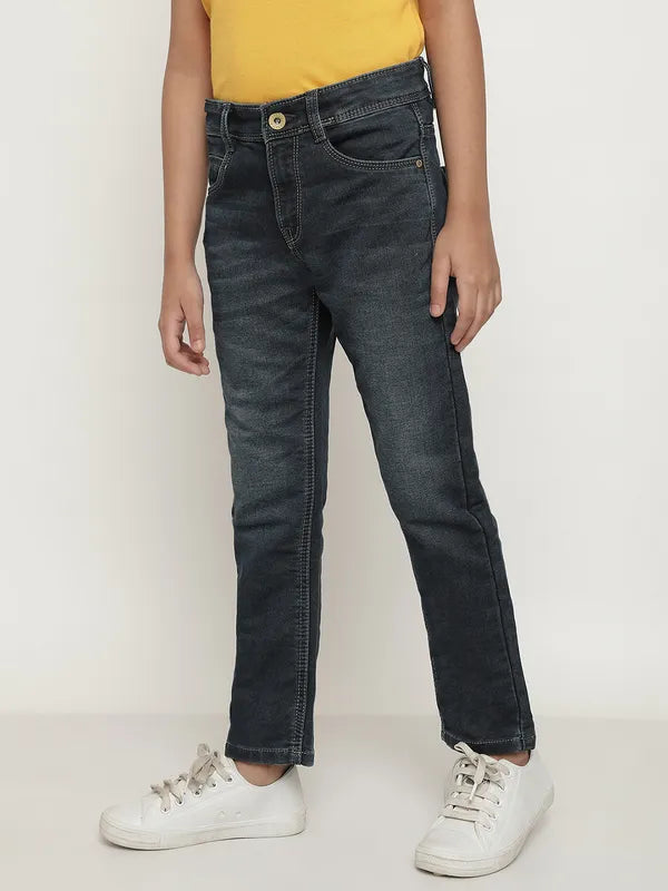 Octave Boys Clean Look Mid Rise Cotton Jeans