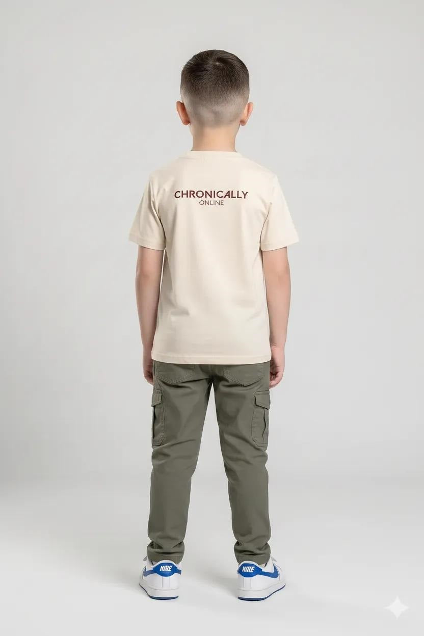 Boy Army Solid Track Pants