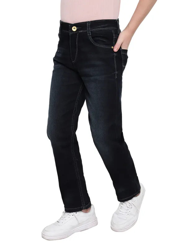 Octave Boys Mid Rise Clean Look Stretchable Jeans