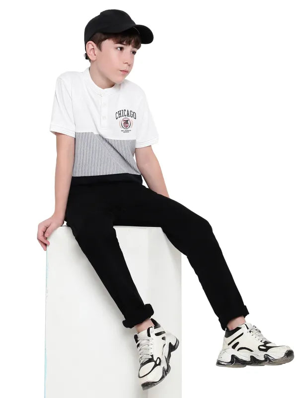 Octave Boys Mid Rise Clean Look Stretchable Jeans