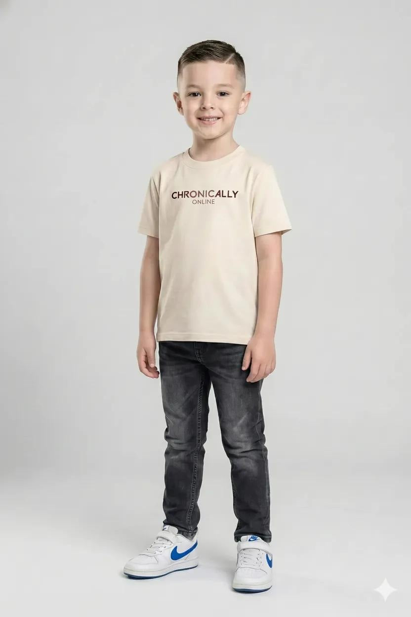 Boy Carbon Solid Jeans