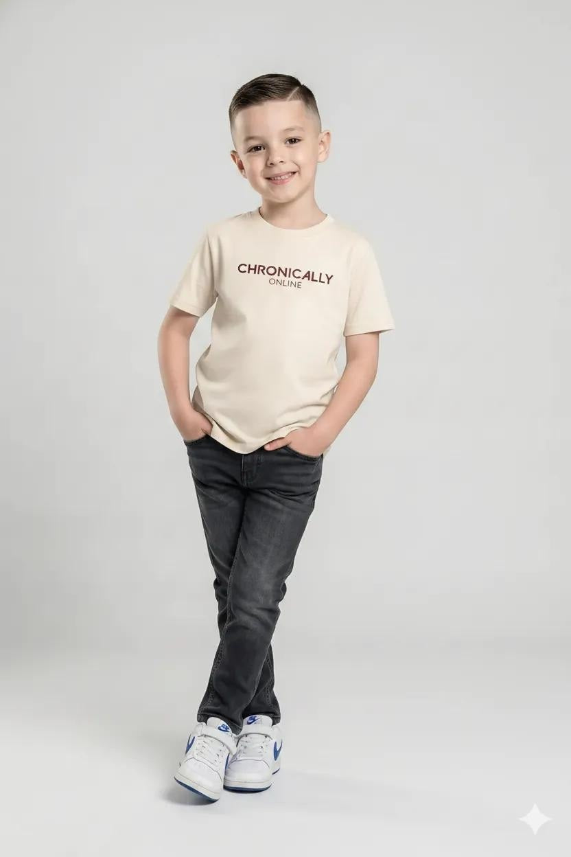 Boy Carbon Solid Jeans