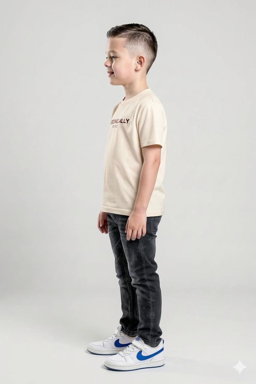 Boy Carbon Solid Jeans