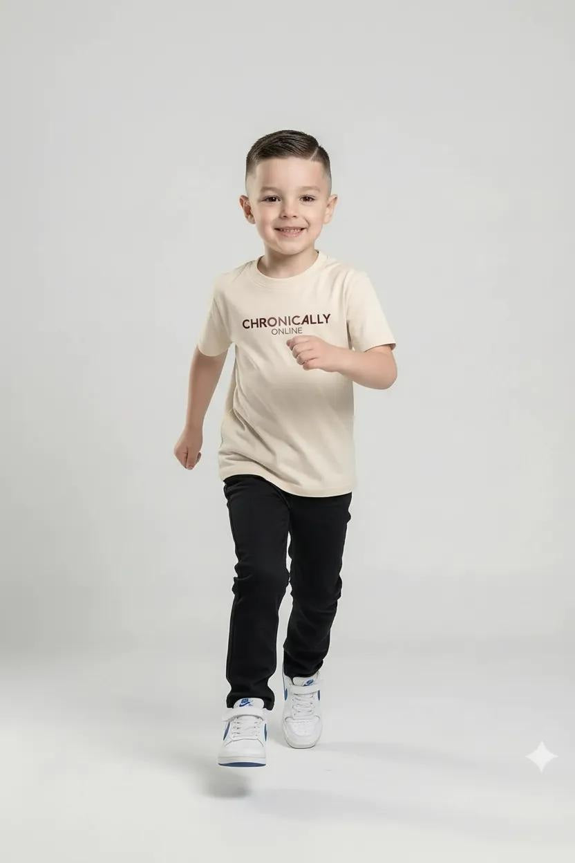Boy Black Solid Jeans