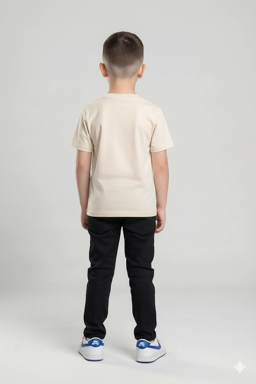 Boy Black Solid Jeans