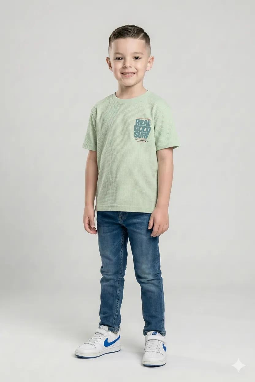 Boys Mist Printed T-shirt