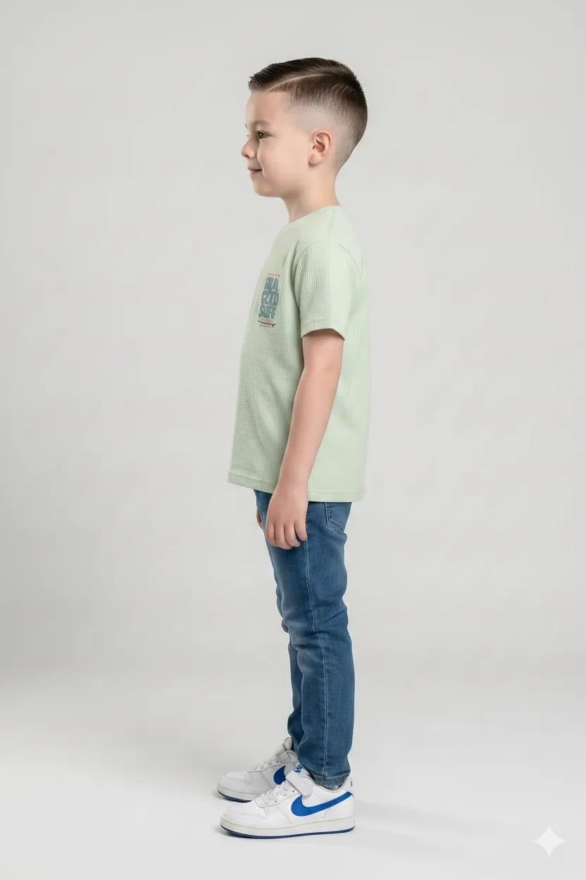 Boys Mist Printed T-shirt