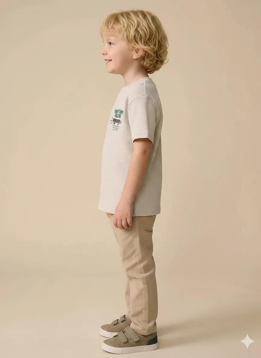 Boys Chalk Printed T-shirt