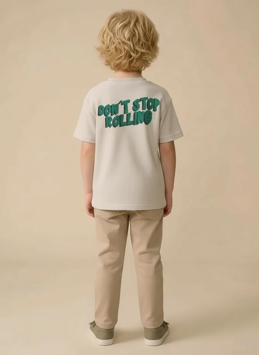 Boys Chalk Printed T-shirt