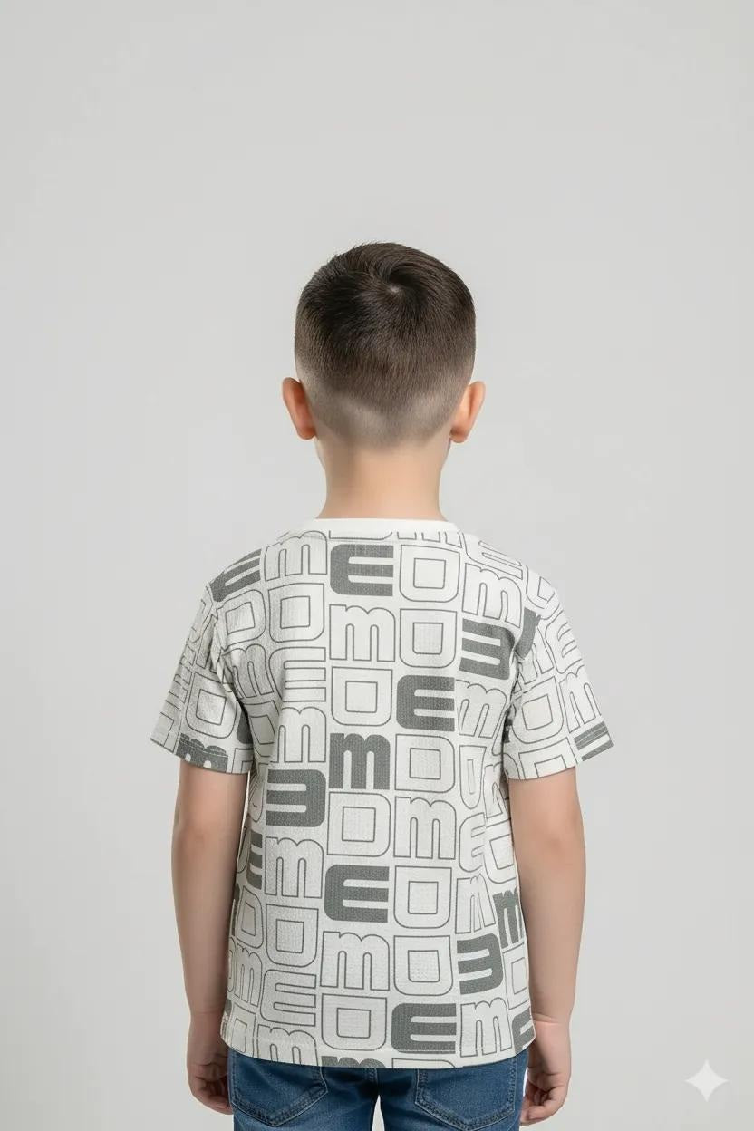 Octave Boys Mint Cotton Tshirts
