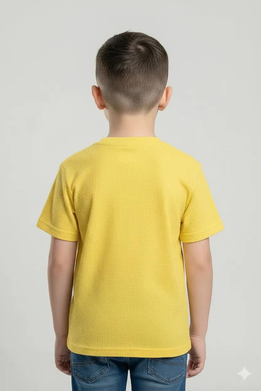 Octave Boy's Printed Round Neck T-shirt