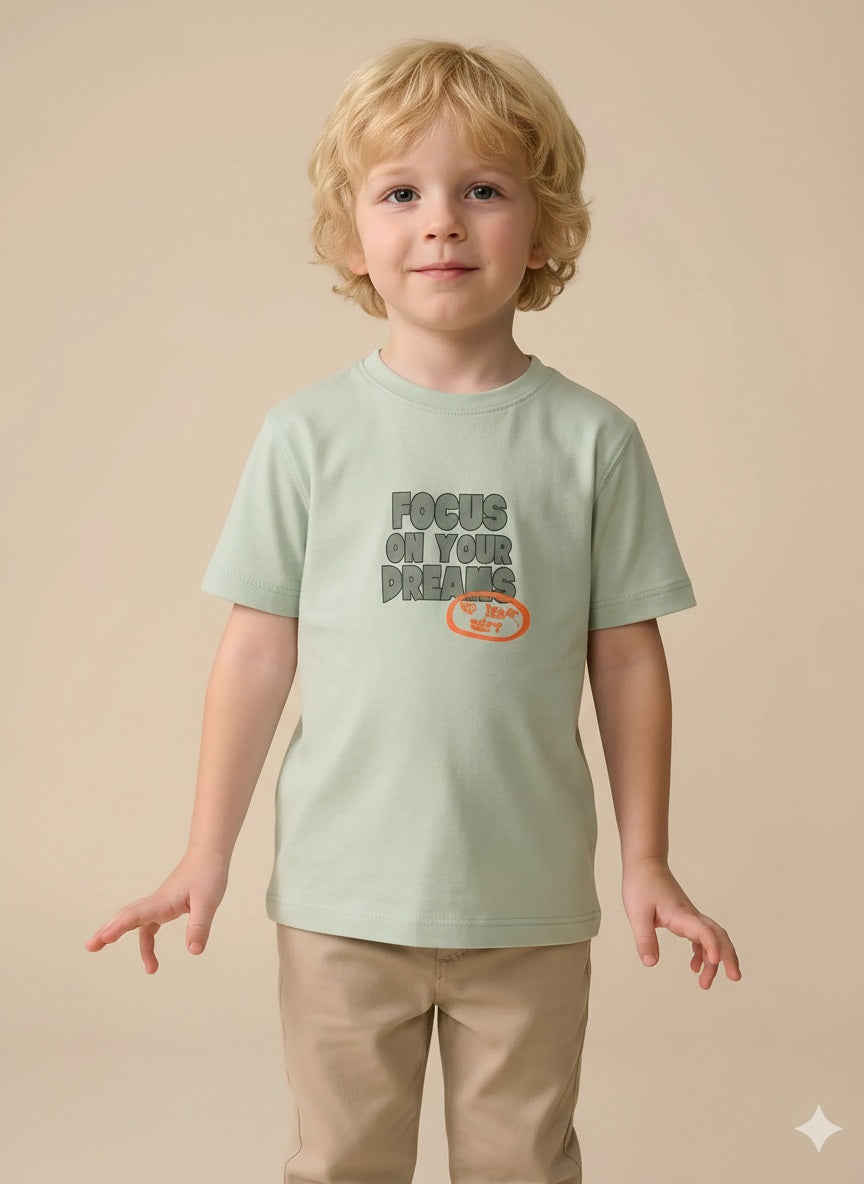 Boys Mist Printed T-shirt