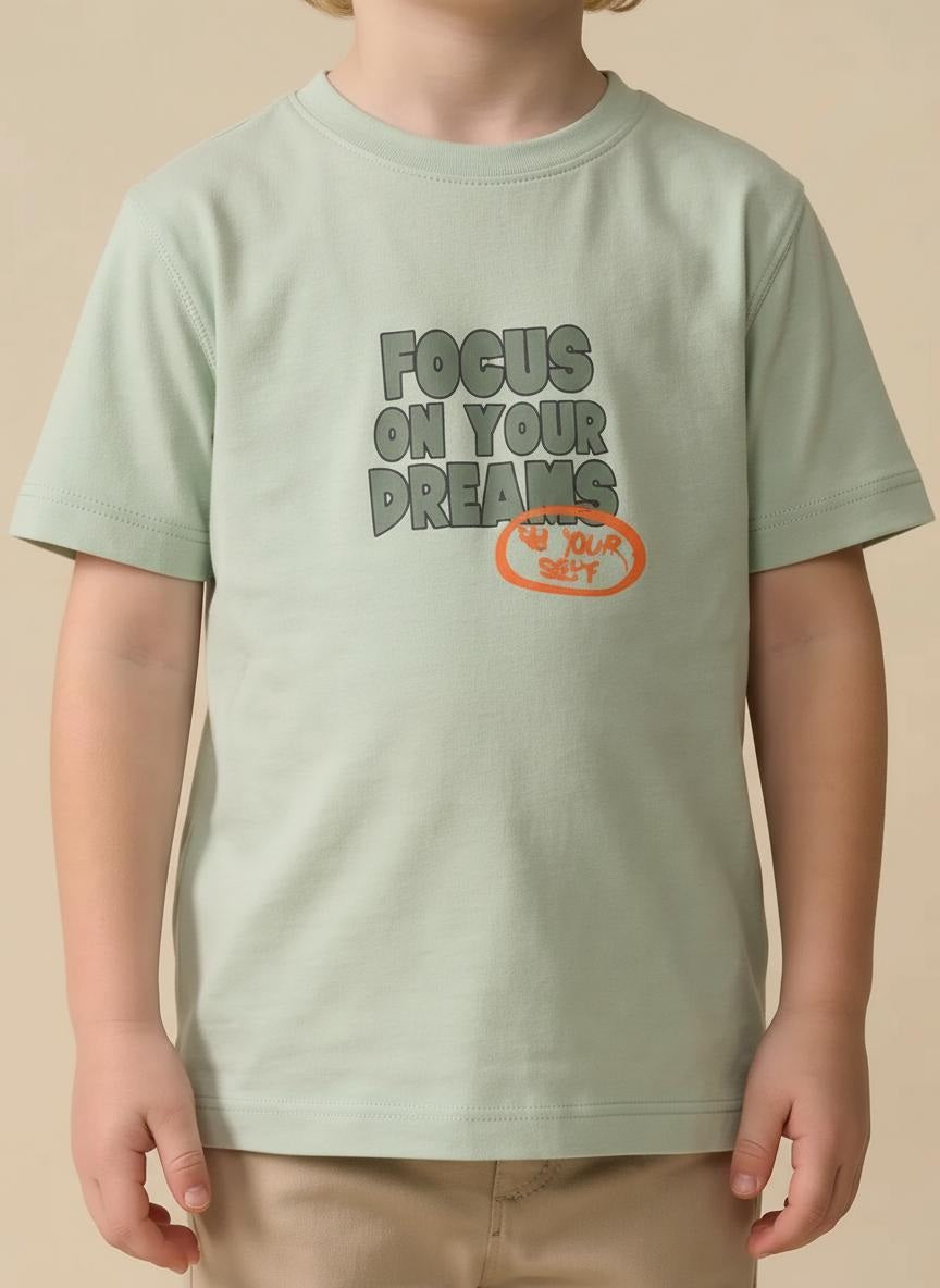 Boys Mist Printed T-shirt