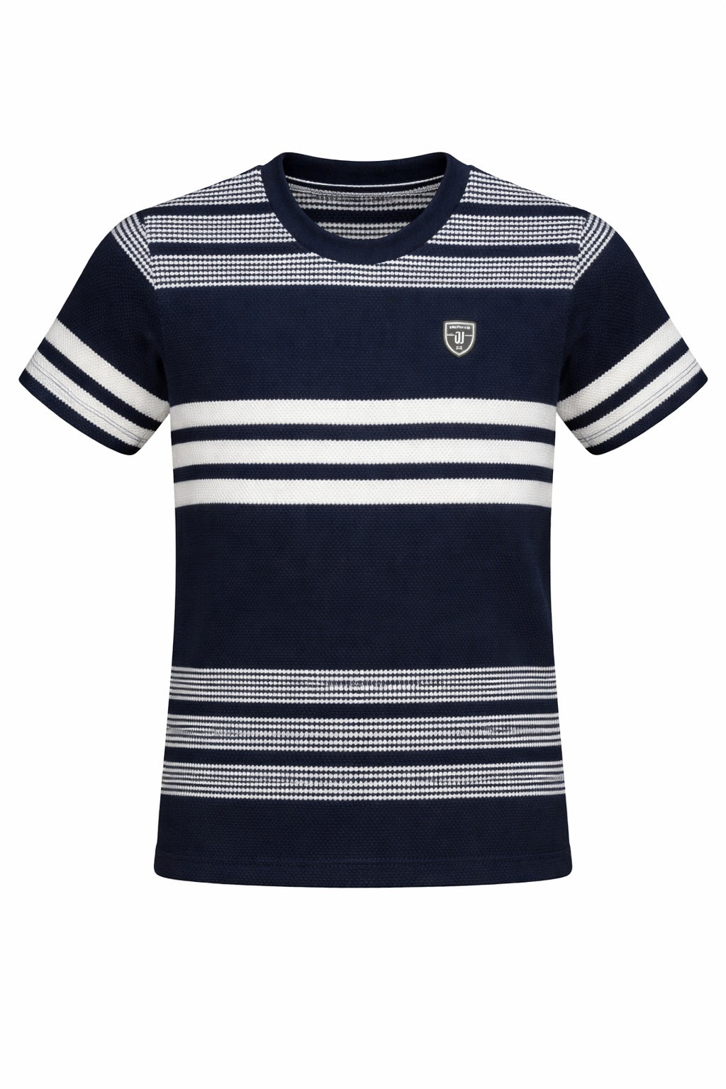 Boys Navy Colourblocked T-shirt