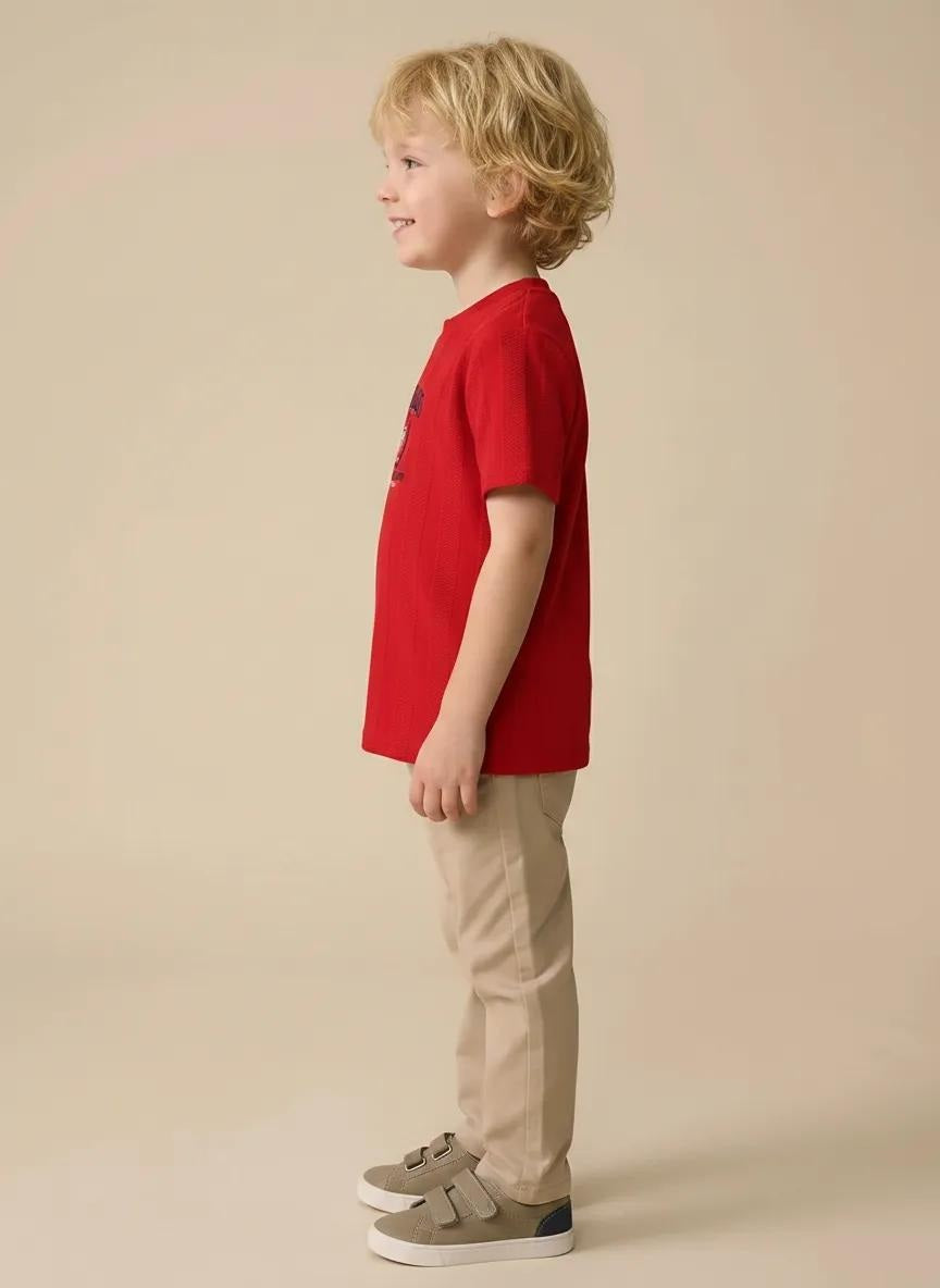 Boys Brick Printed T-shirt