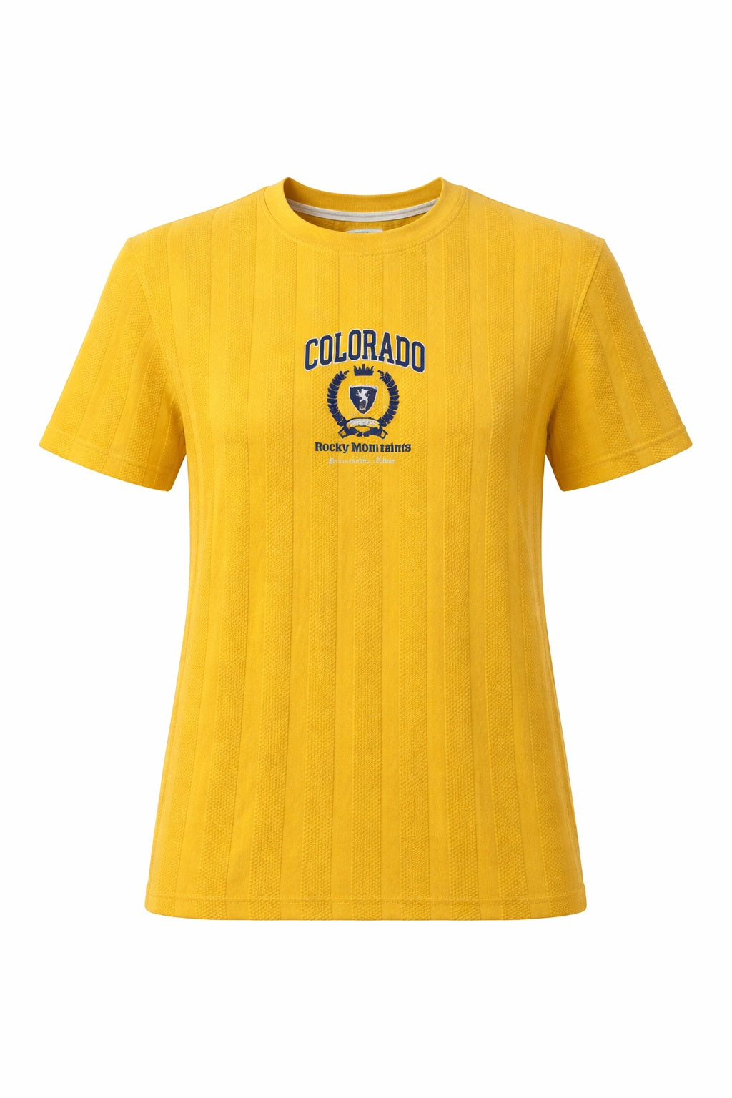 Boys Mustard Printed T-shirt