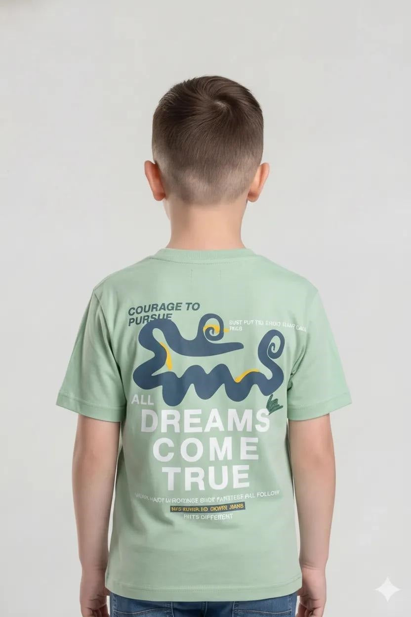 Boys Mist Printed T-shirt