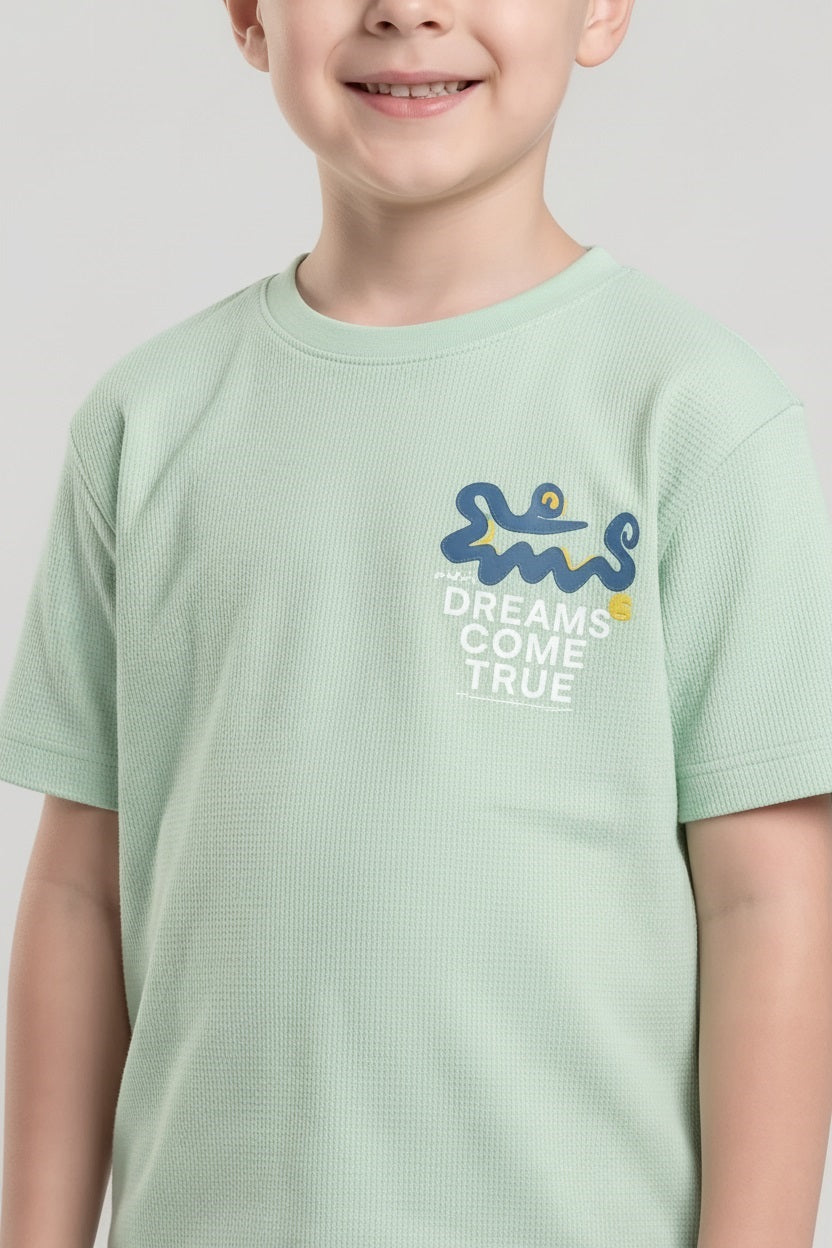Boys Mist Printed T-shirt