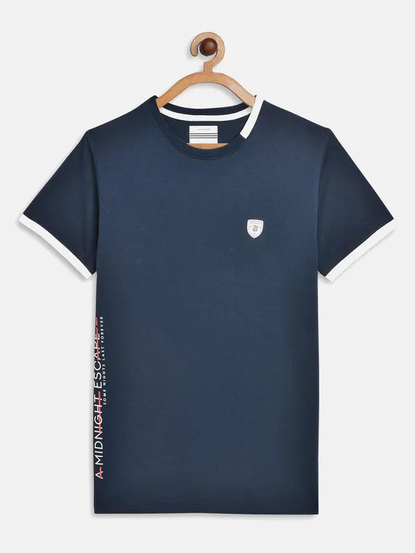 Octave Boys Blue Indigo Applique T-Shirt