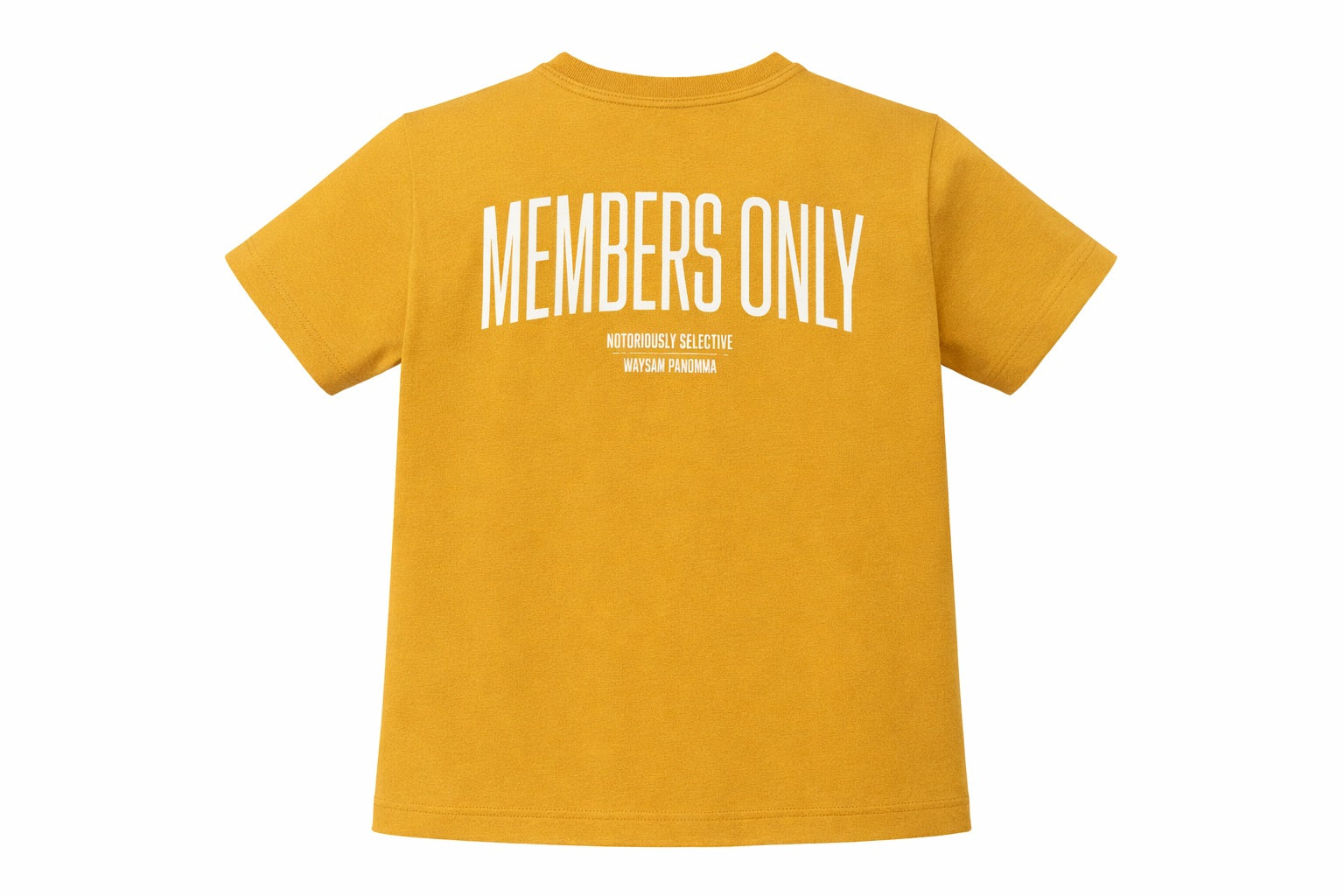 Boys Mustard Printed T-shirt