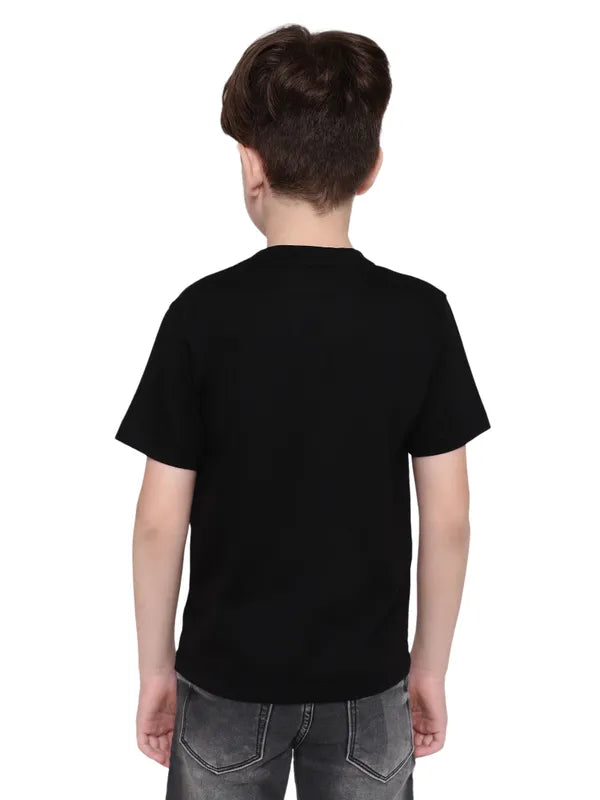 Octave Boy Graphic Printed Round Neck T-Shirt