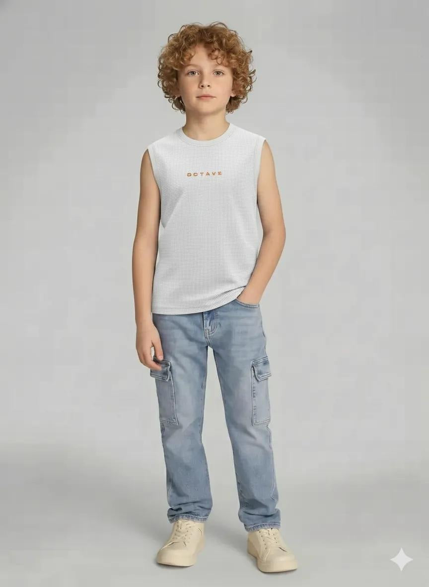 Boy Round Neck T-Shirt