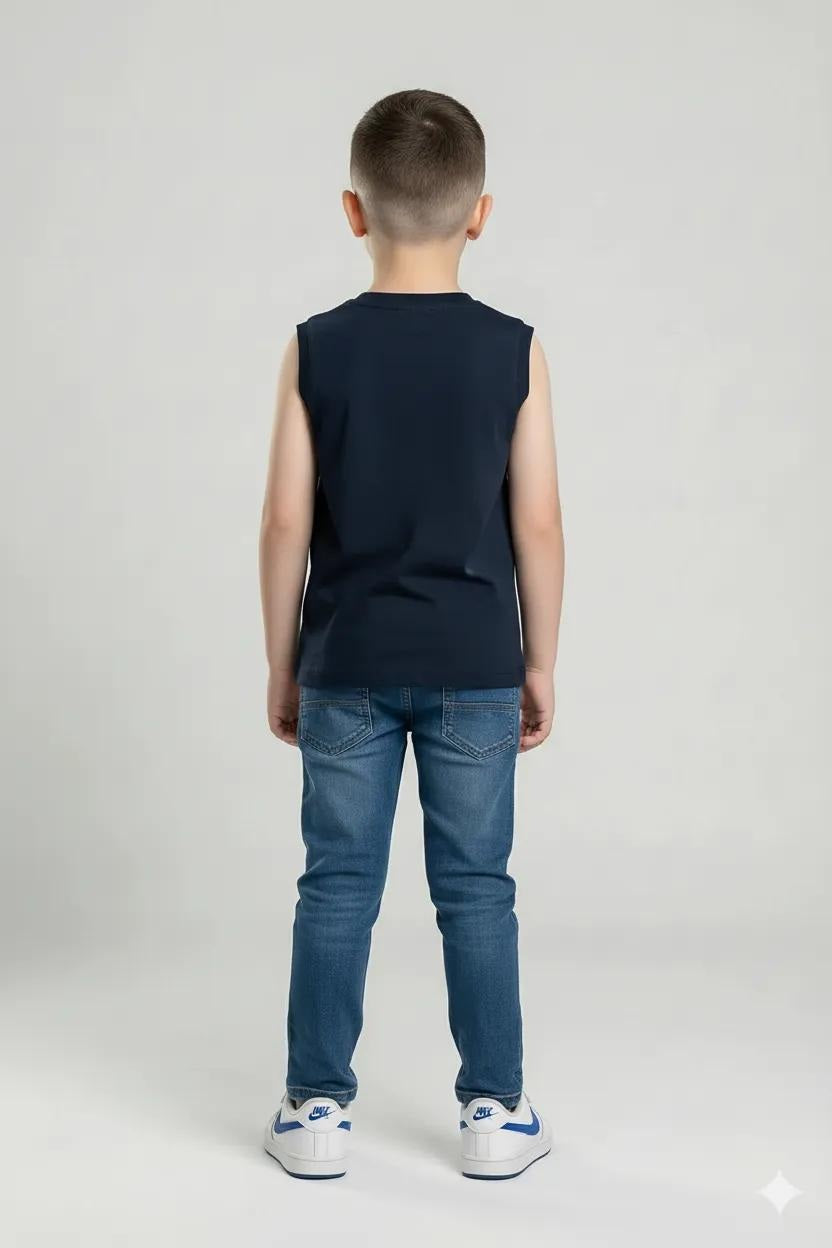 Octave Boys Graphic Printed Cotton Round Neck T-shirt