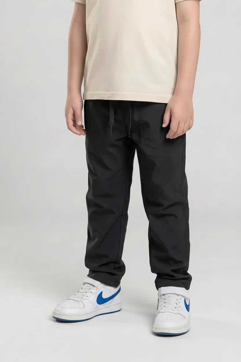 Boys Gun Metal Regular Fit Joggers