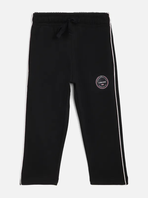 Octave Boys Navy Blue Cotton Track Pants