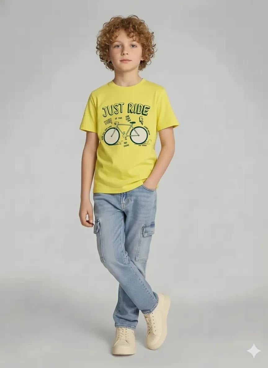 Boy Round Neck T-Shirt