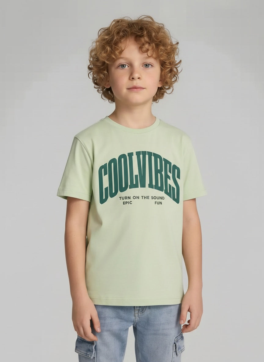Boys Mist Printed T-shirt