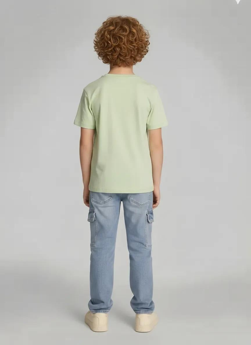 Boys Mist Printed T-shirt