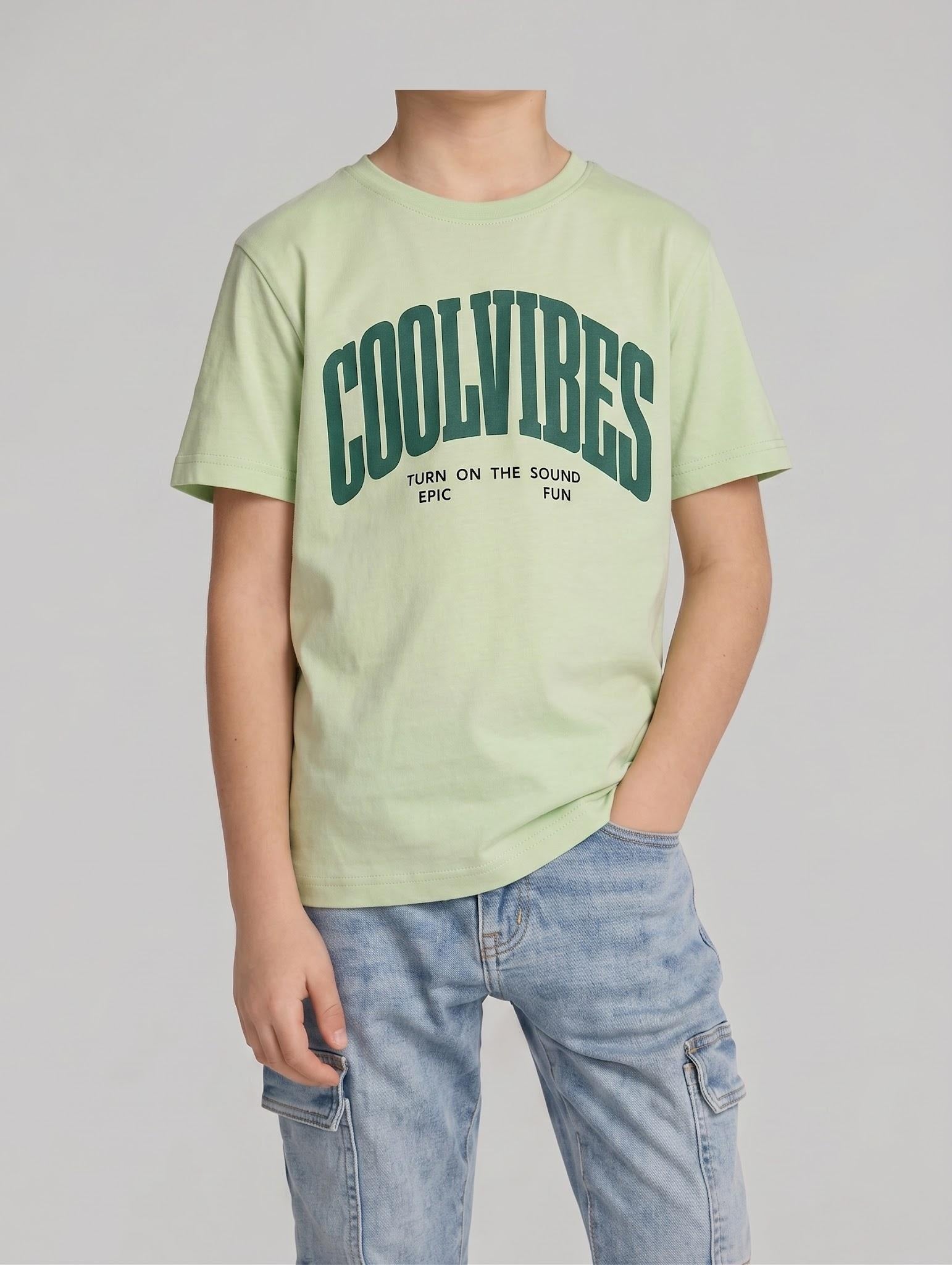 Boys Mist Printed T-shirt