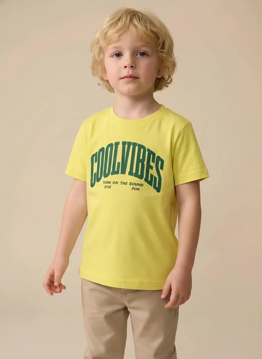 Boys Pineapple Printed T-shirt