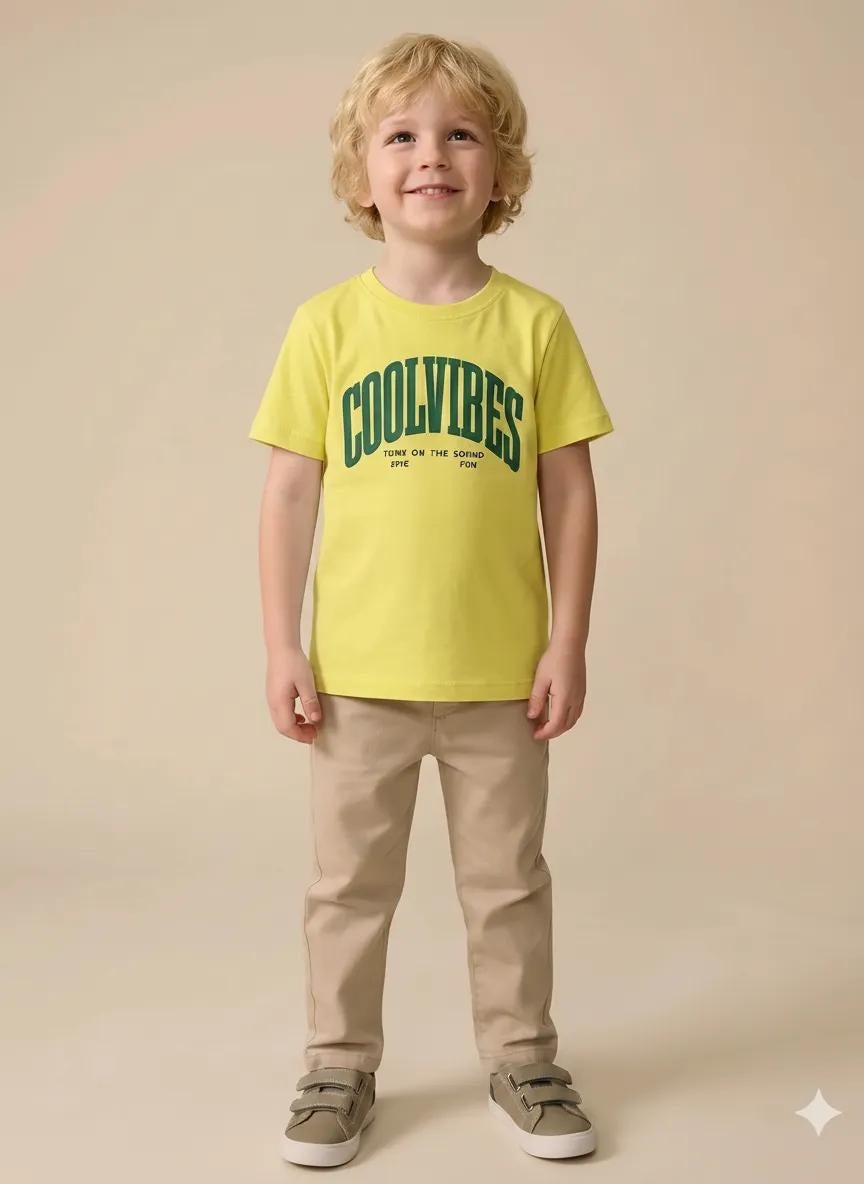 Boys Pineapple Printed T-shirt
