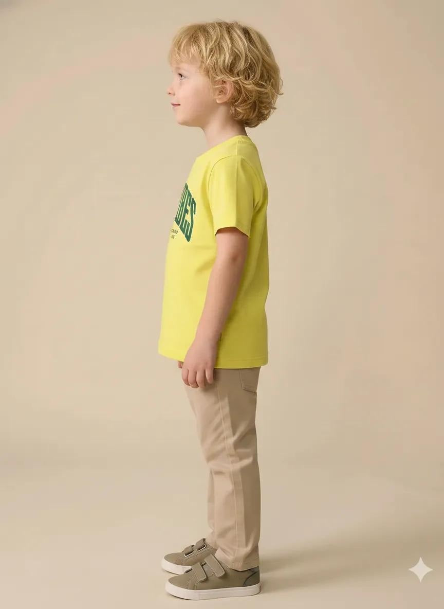 Boys Pineapple Printed T-shirt