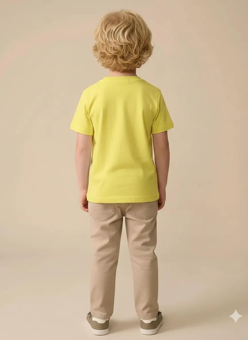 Boys Pineapple Printed T-shirt