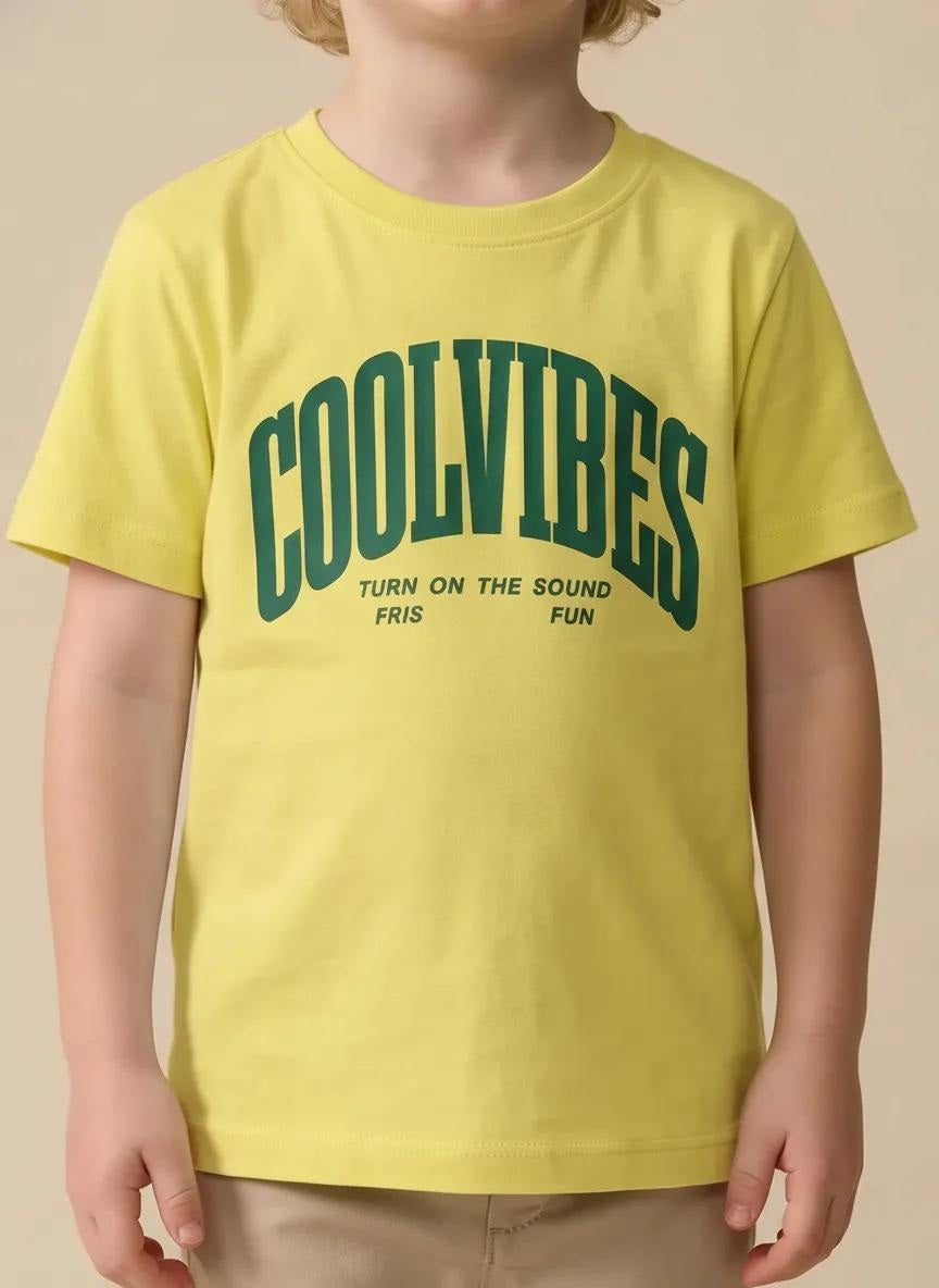 Boys Pineapple Printed T-shirt