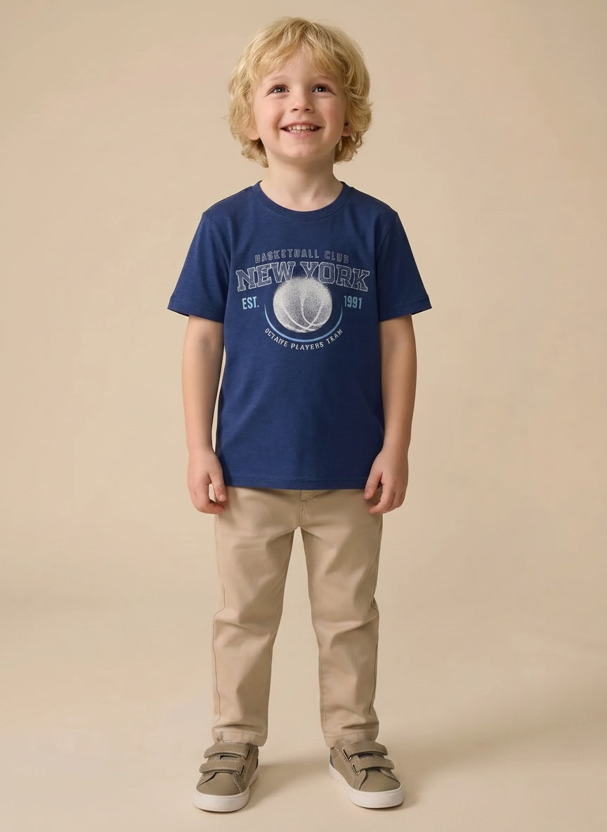 Boy Round Neck T-Shirt