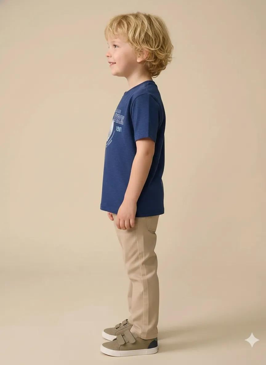 Boy Round Neck T-Shirt