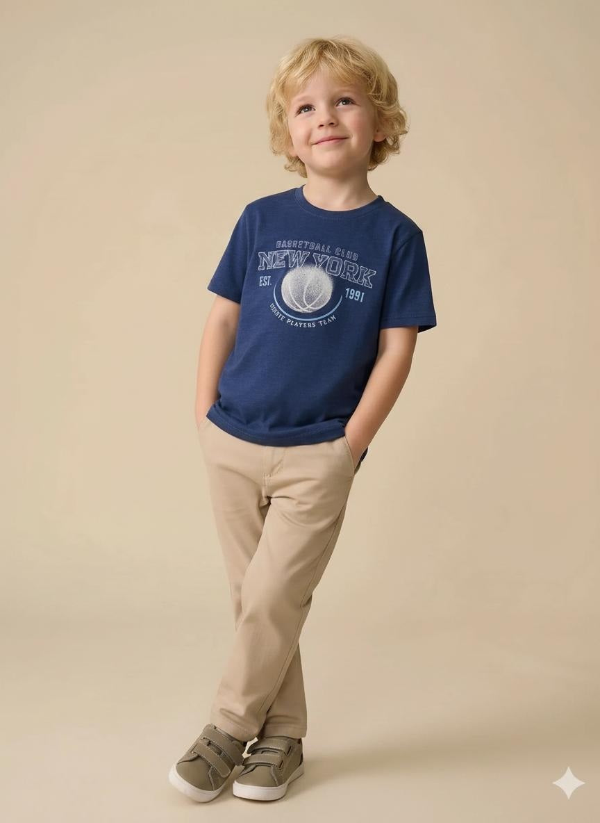 Boy Round Neck T-Shirt