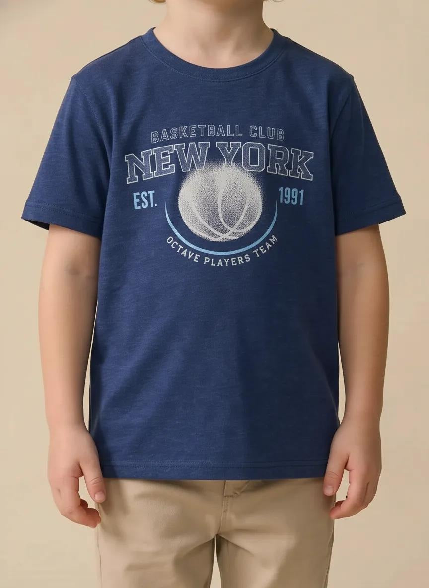Boy Round Neck T-Shirt