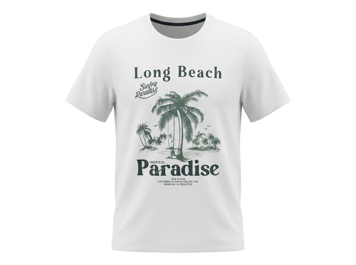 Octave Boys Off White Printed Cotton Round Neck T-shirt