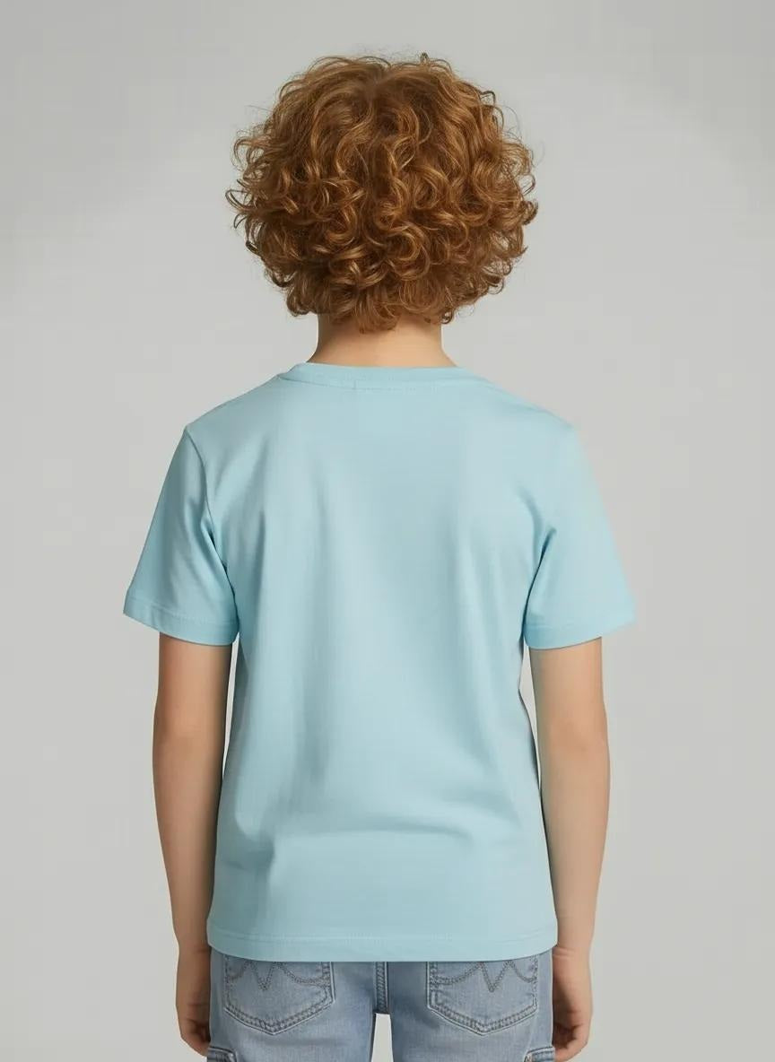 Octave Boys Grphics Printed Cotton Round Neck T-shirt